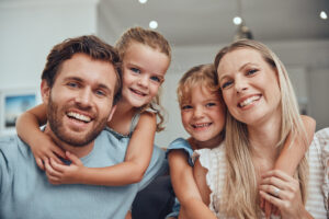 Happy Family with tax credits