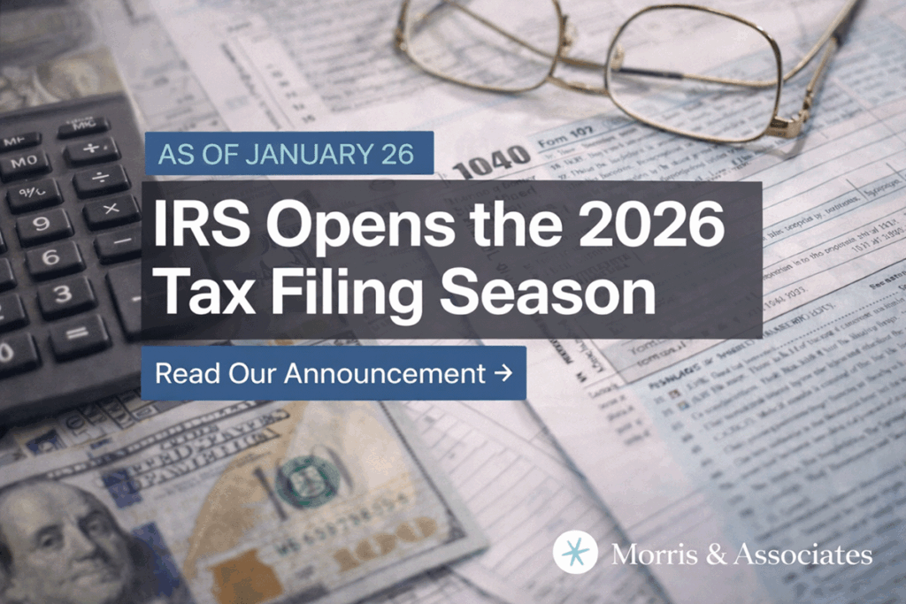 2026 Tax Season is Open